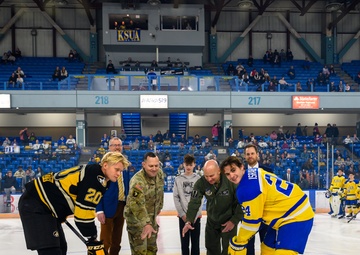 Nanooks, Huskies face off during military appreciation game