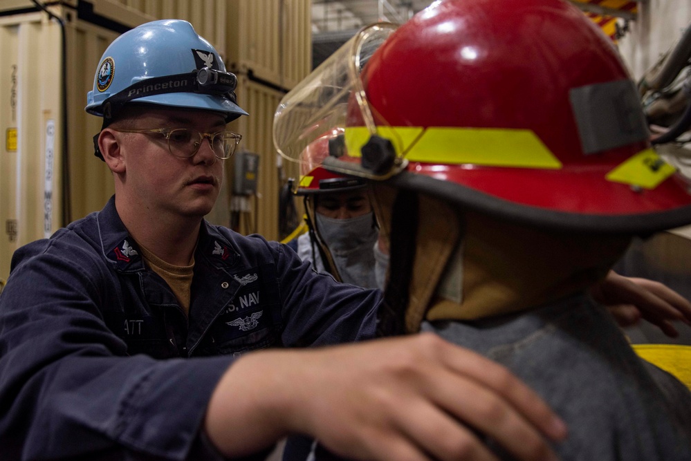 USS Theodore Roosevelt General Quarters Drill