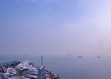 Ronald Reagan Carrier Strike Group arrives in Manila