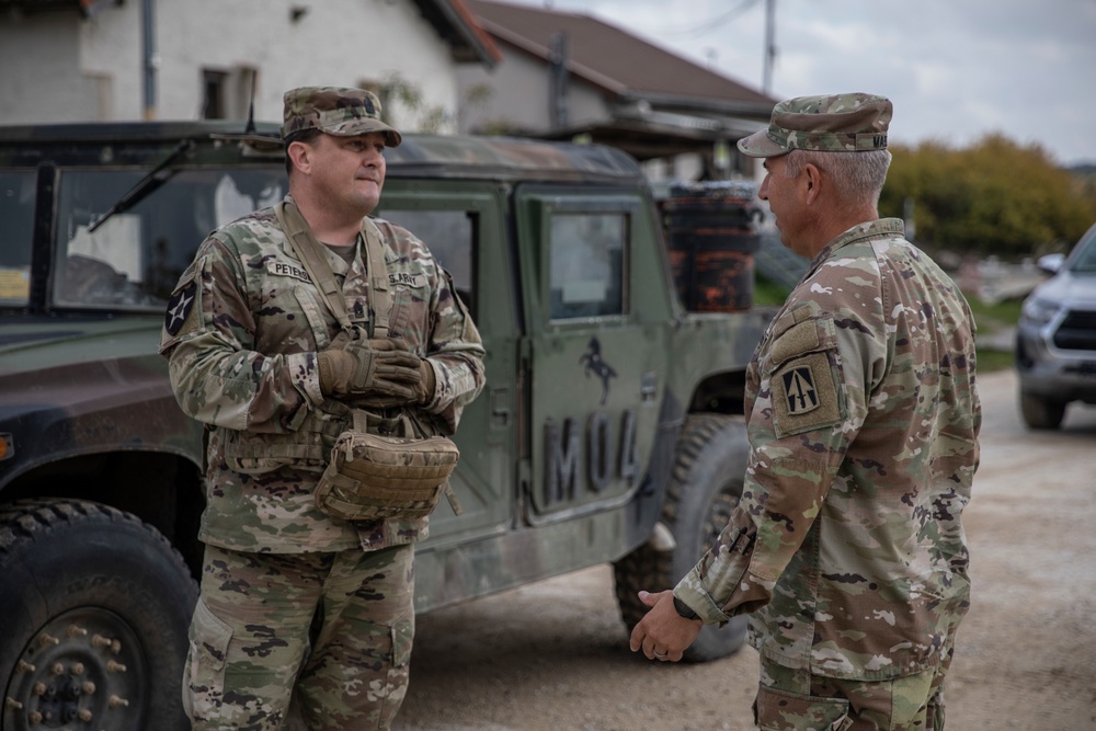 Task Force Nighthawk command team conducts site survey