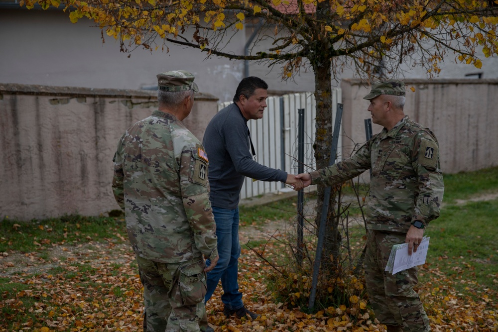 Task Force Nighthawk command team conducts site survey