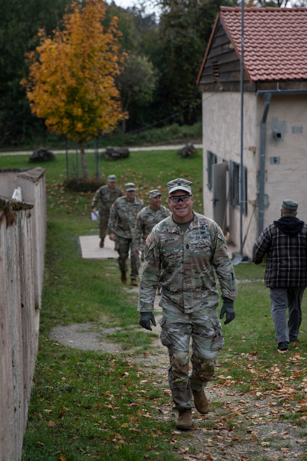 Task Force Nighthawk command team conducts site survey