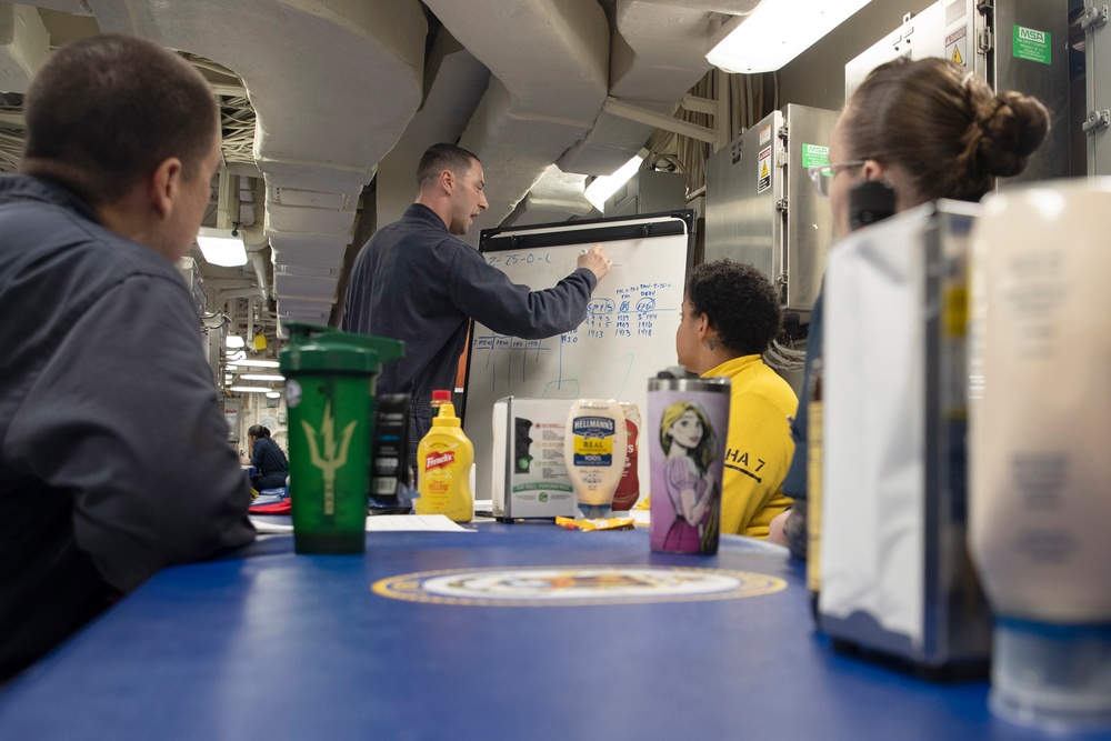 USS Tripoli Conducts Damage Control Training