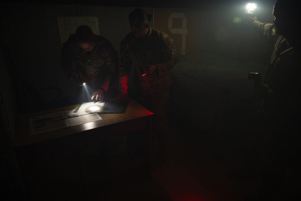 Fire safety week uses escape room to teach AUAB Airmen valuable skills