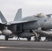 F/A-18E Taxis On Flight Deck