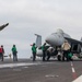 F/A-18E Taxis On Flight Deck