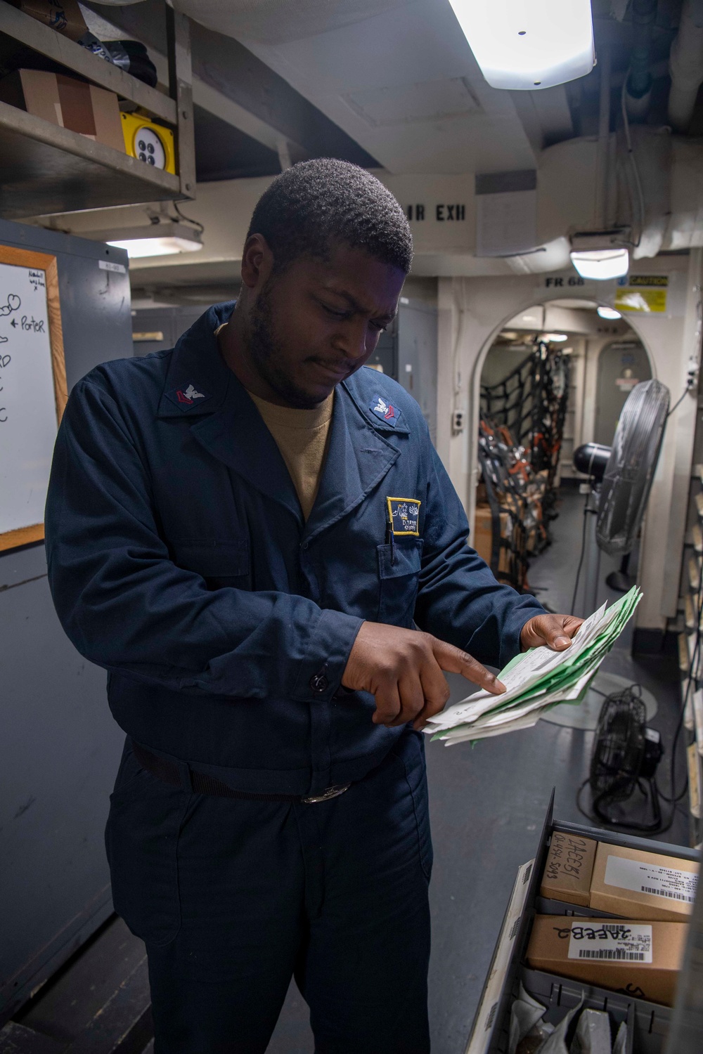 U.S. Navy Sailor Reviews Reciepts