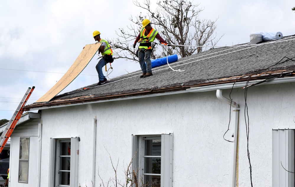 Operation Blue Roof Installation