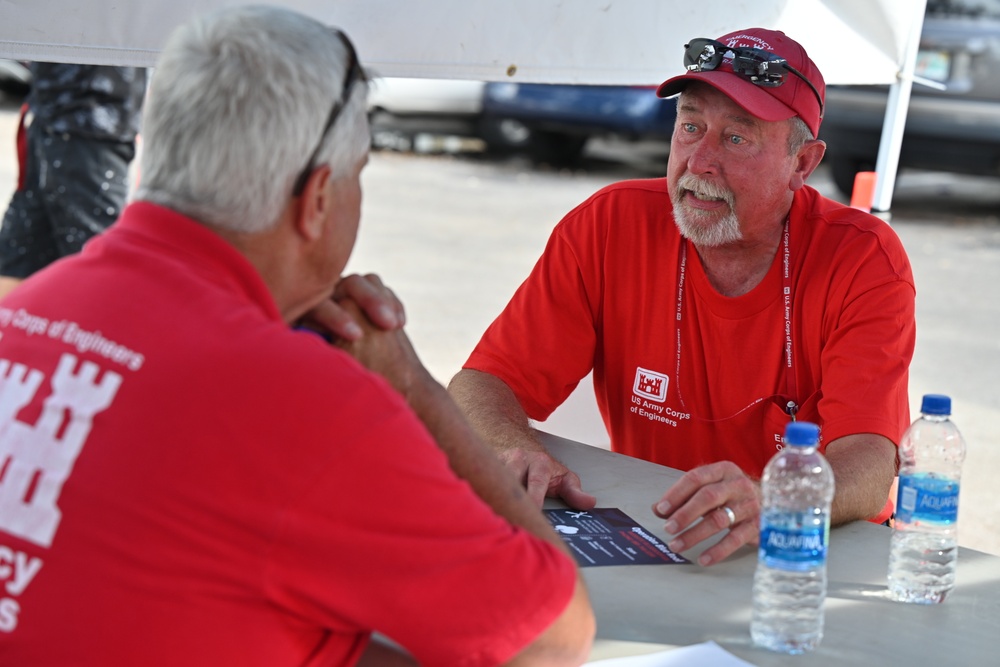 USACE team collects Operation Blue Roof applications