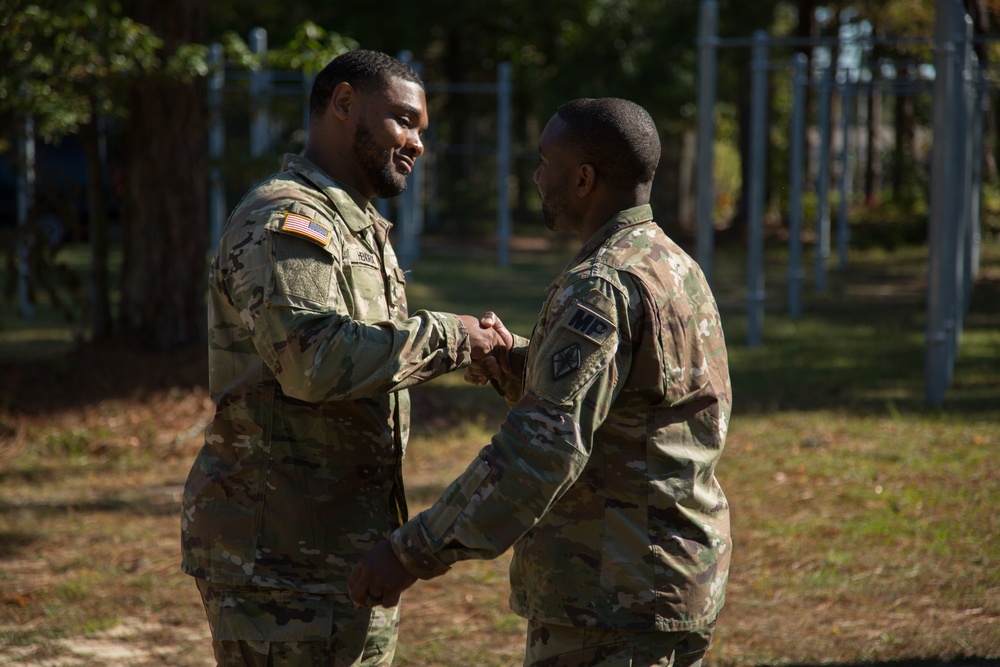 Sgt. Nathaniel Hendrix Promotion Ceremony