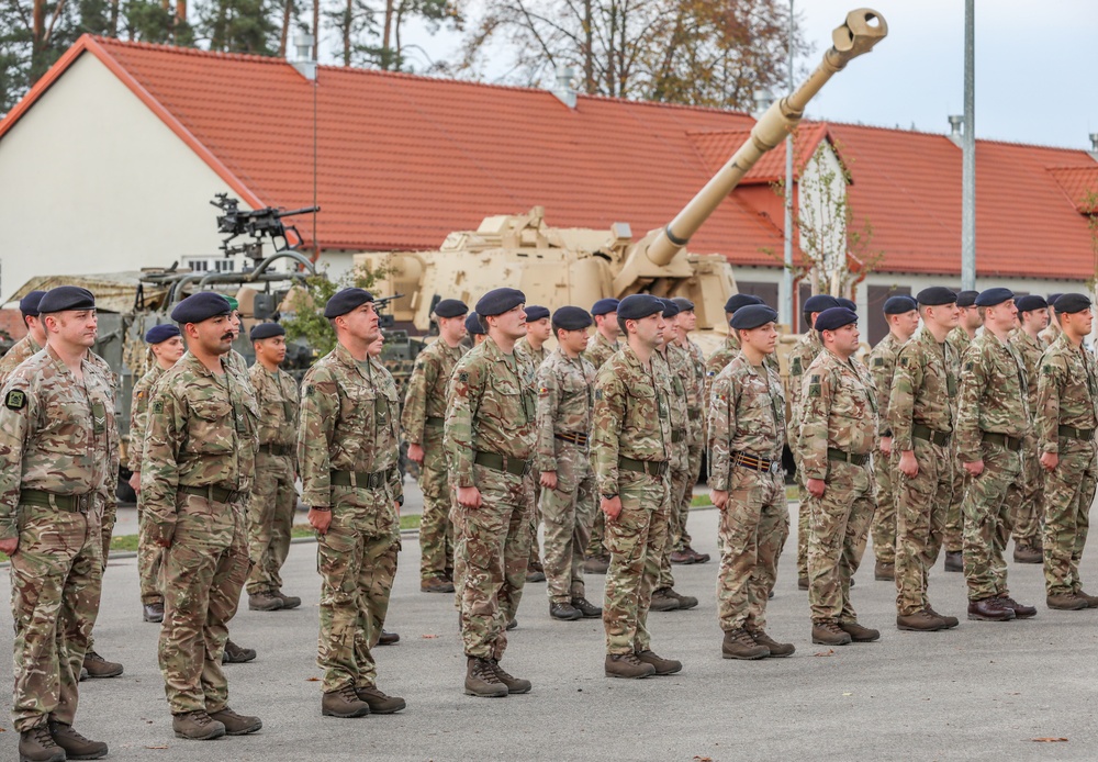 The Royal Lancers replace The Black Dragons in Battlegroup Poland