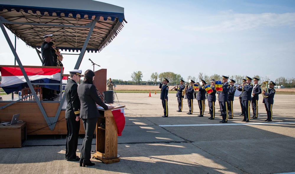 U.S. Aegis Ashore Missile Defense System Romania change of command