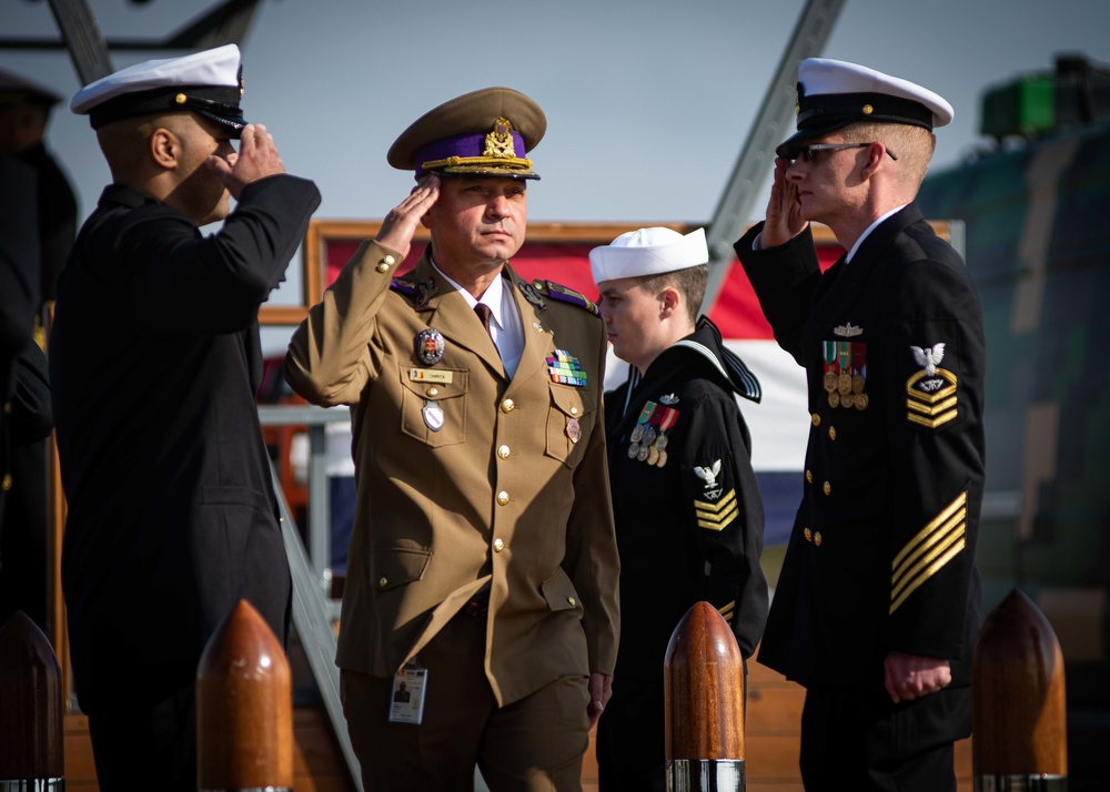 U.S. Aegis Ashore Missile Defense System Romania change of command