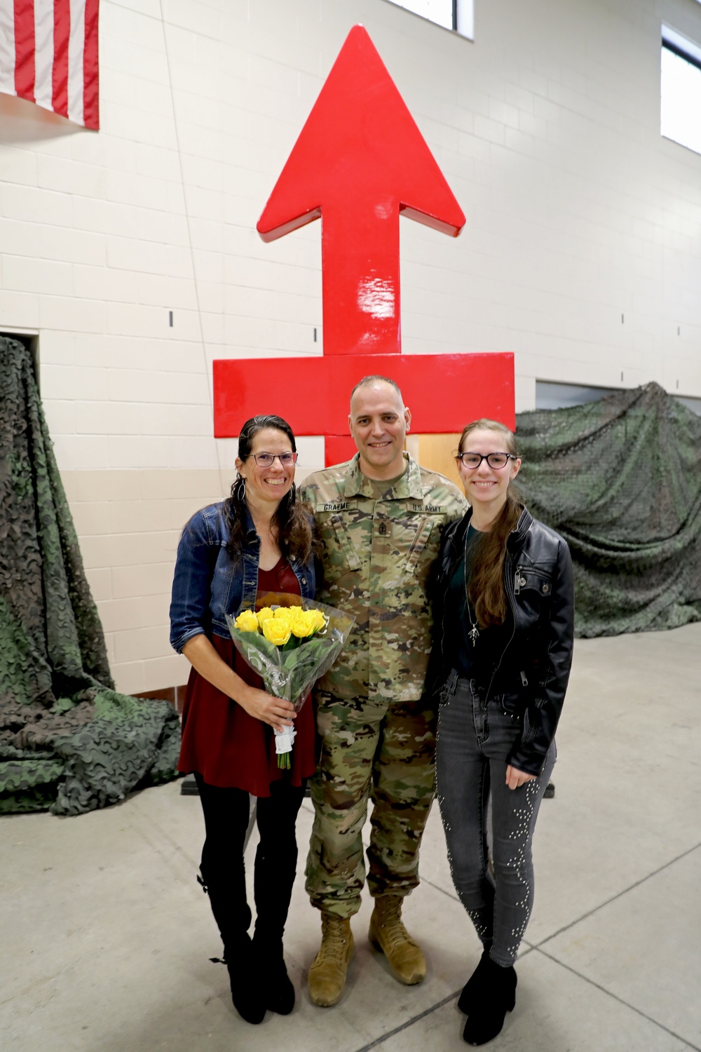 Red Arrow Headquarters Company Welcomes New First Sergeant