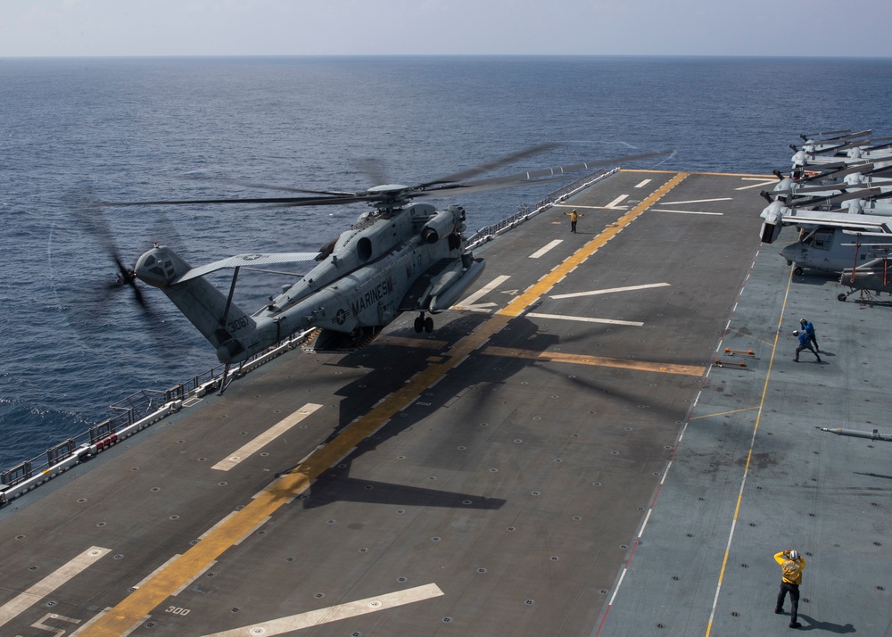 USS Tripoli Flight Ops