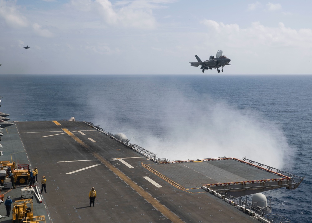 USS Tripoli Flight Ops