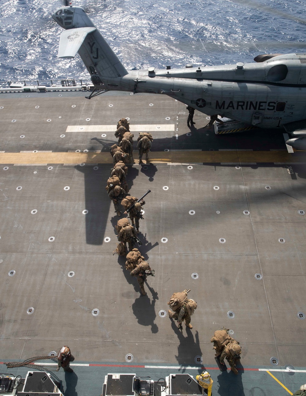 USS Tripoli Flight Ops