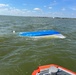 Coast Guard rescues 4 from capsized boat in Galveston Bay, Texas