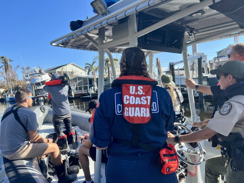 Coast Guard conduct port assessments post Hurricane Ian landfall