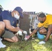 Sailors Clean Hakodate Foreign General Cemetery