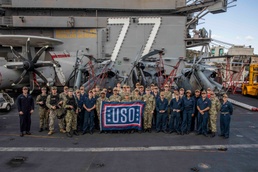 USS George H.W. Bush in Souda Bay, Crete