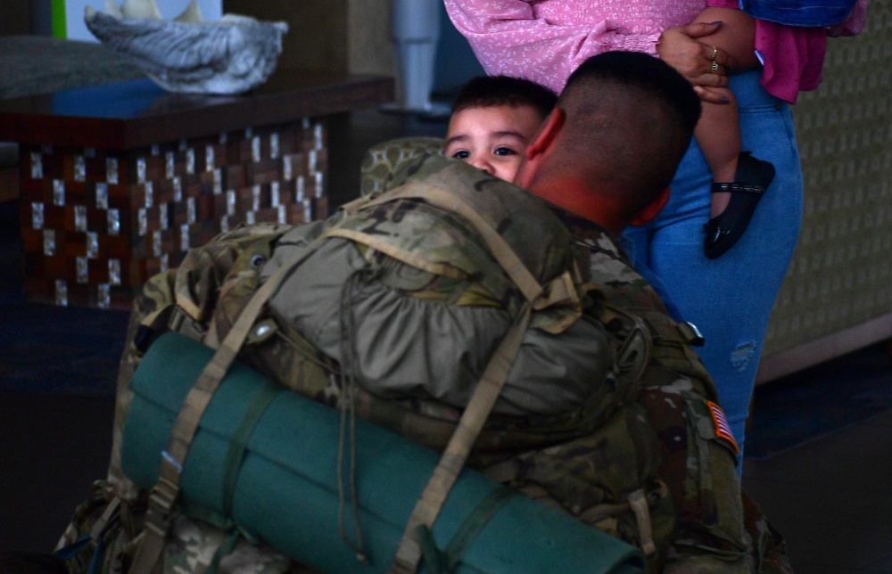 Cal Guard's 1-185th Infantry Regiment's homecoming