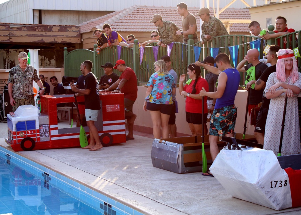 Naval Support Activity Bahrain Cardboard Boat Regatta