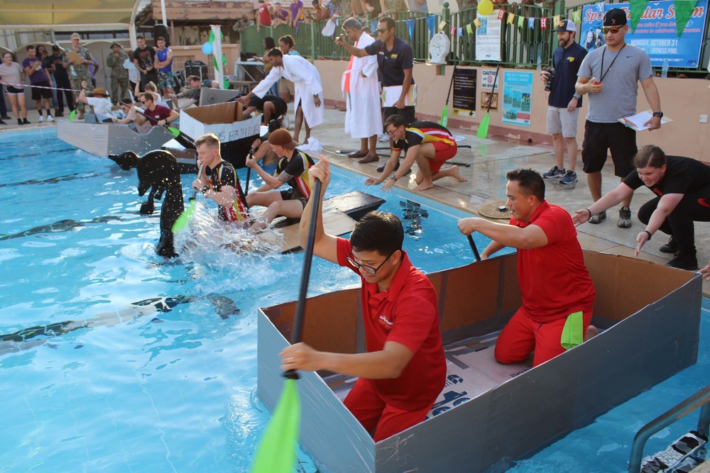 Naval Support Activity Bahrain Cardboard Boat Regatta