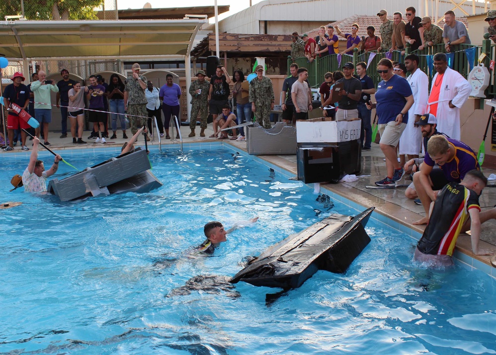 Naval Support Activity Bahrain Cardboard Boat Regatta