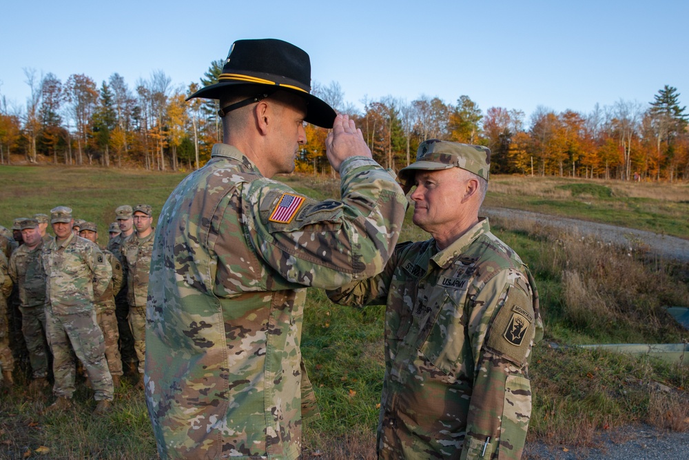 Vermont Cavalry 1st Sergeant Retires