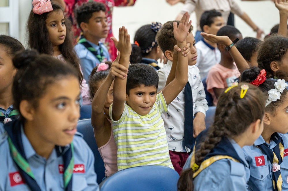 USAFE Band plays for Orphanage in Tunisia
