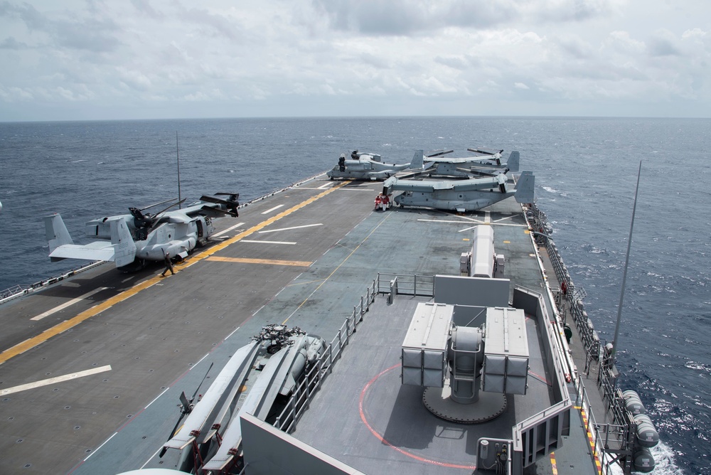 USS Tripoli Replenishment-at-Sea