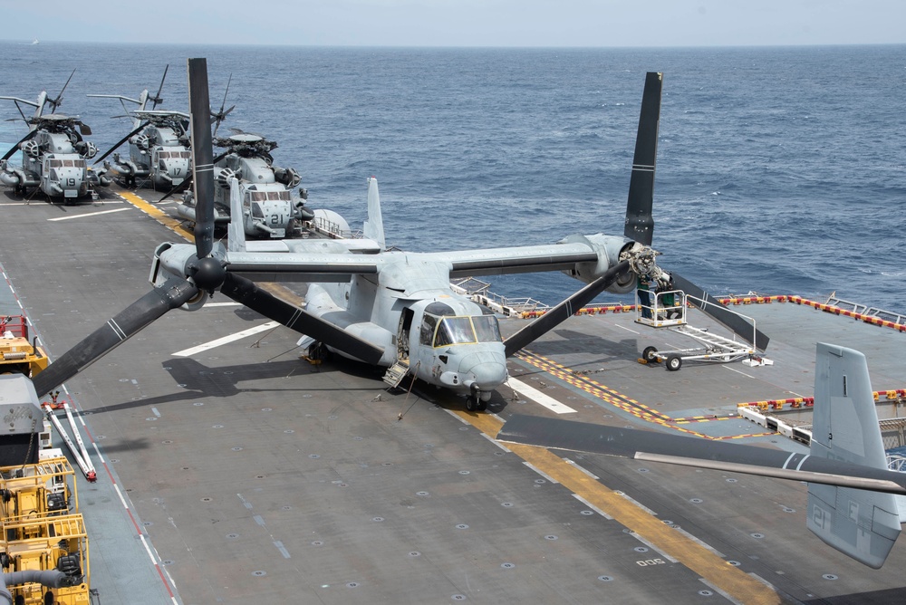 USS Tripoli Replenishment-at-Sea