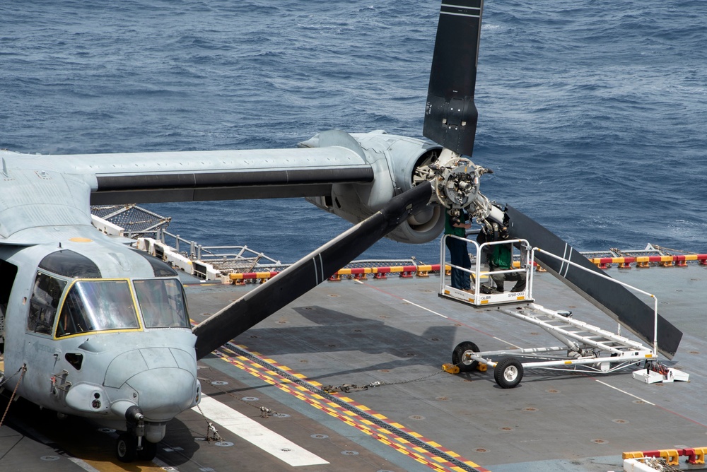 USS Tripoli Replenishment-at-Sea