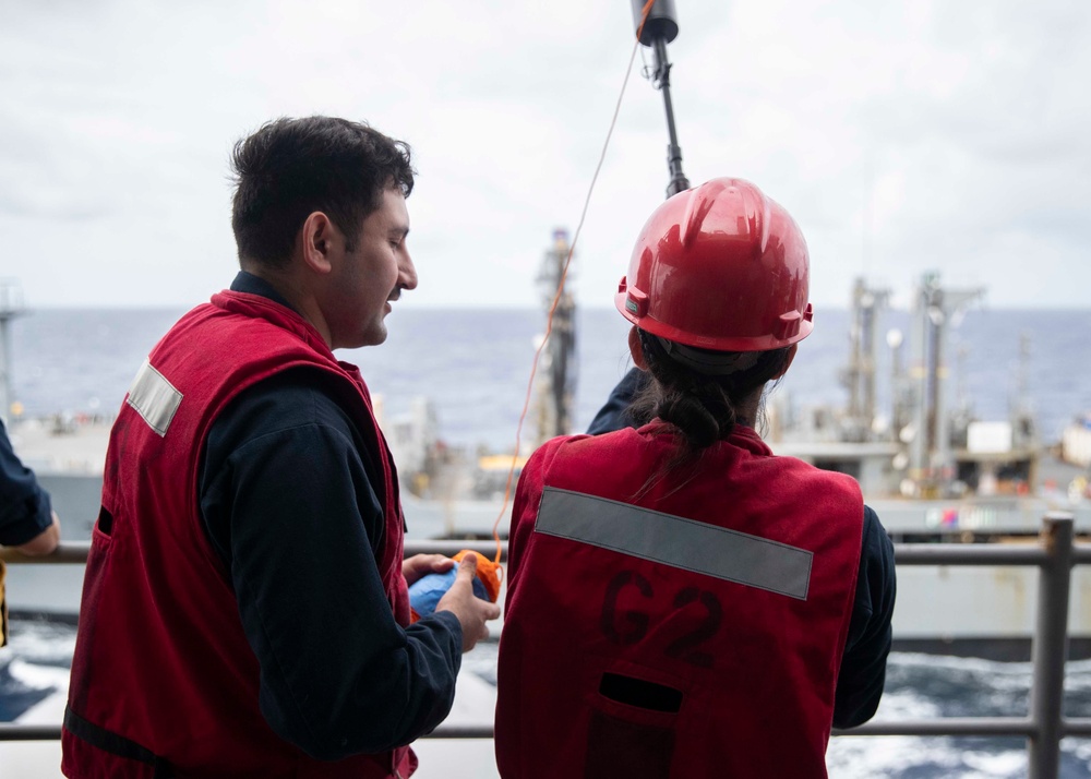 USS Tripoli Replenishment-at-Sea