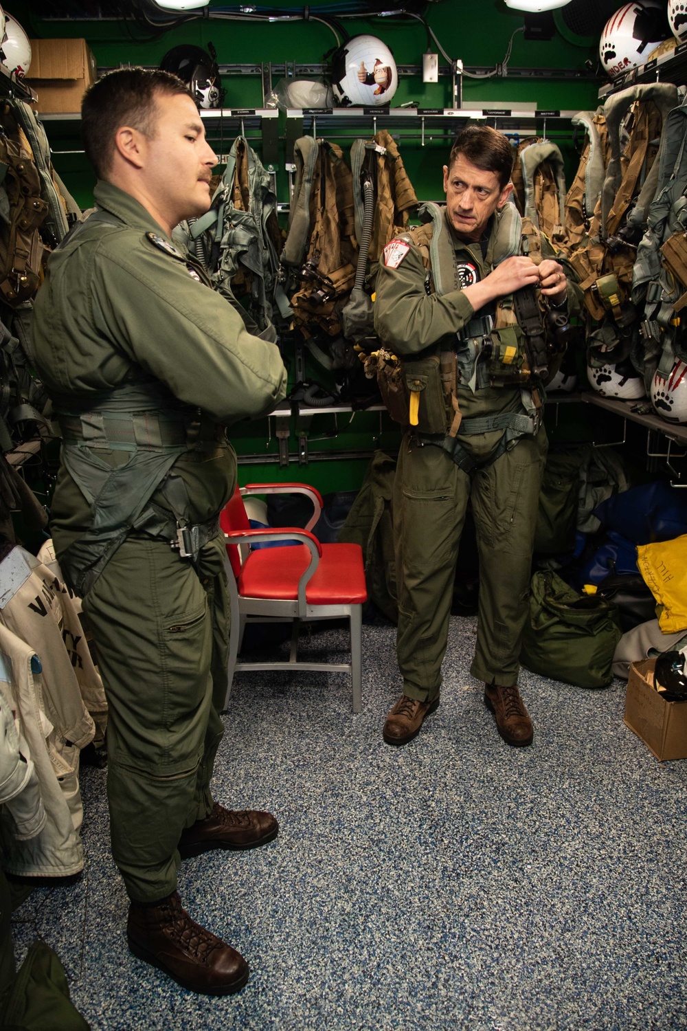 Adm. Huffman Flight Prep