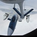 KC-135 Refuels F-16 Falcons and F-15 Eagles