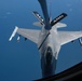 KC-135 Refuels F-16 Falcons and F-115 Eagles