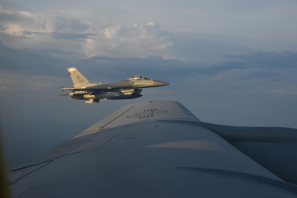 117th Air Refueling Wing Flies Over the 2022 World Games
