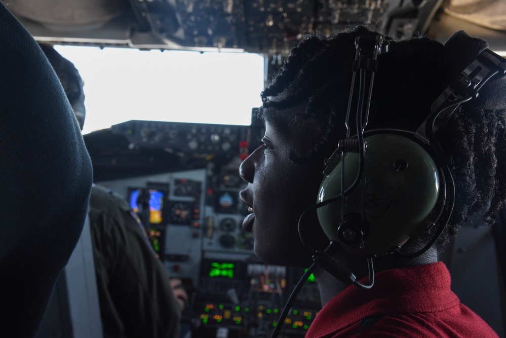 117th Air Refueling Wing hosts an AIM Flight