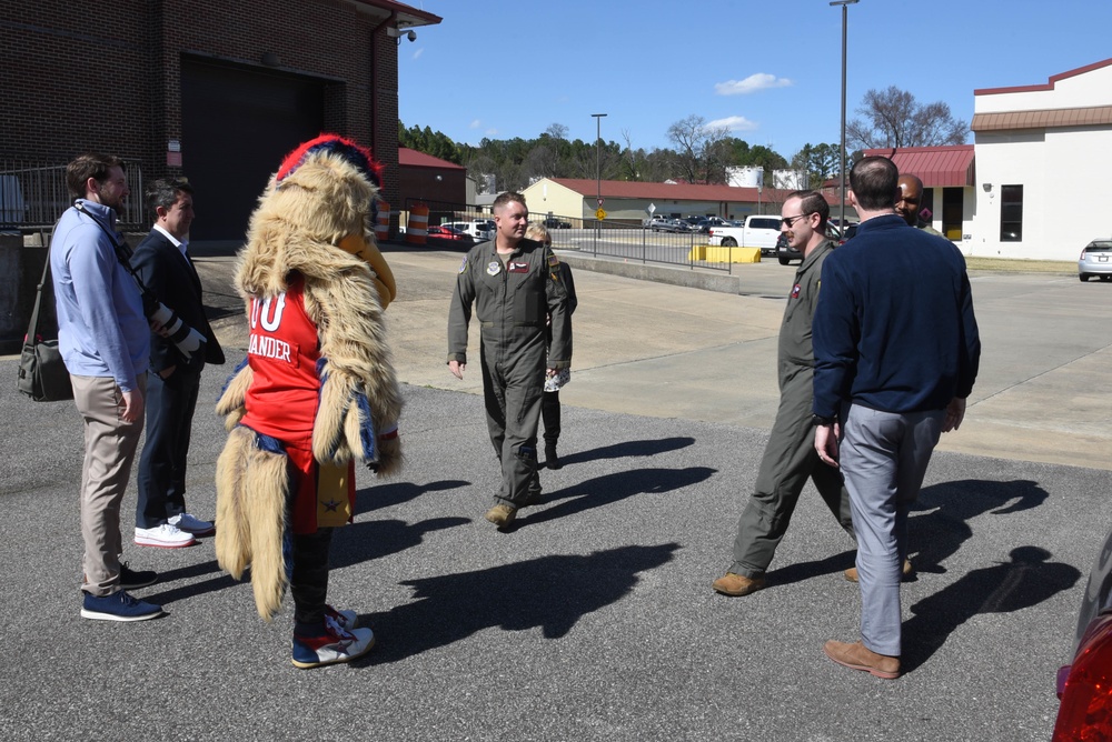 Birmingham Squadron Visits 117th Air Refueling Wing