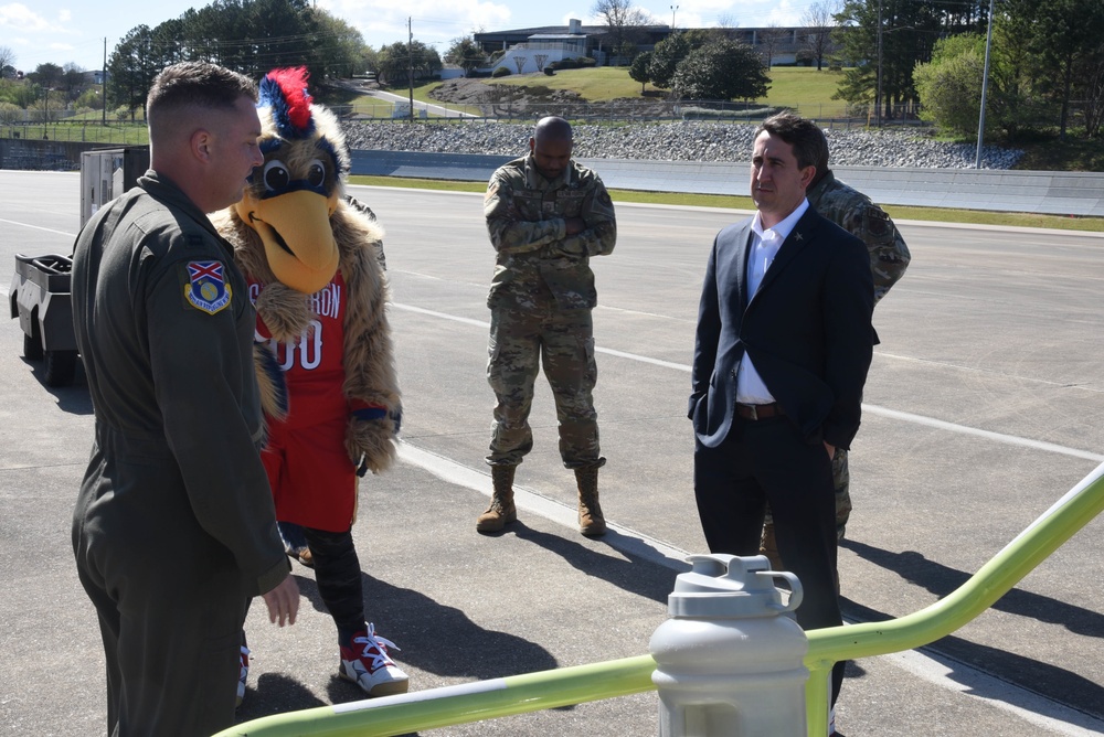 Birmingham Squadron Visits 117th Air Refueling Wing