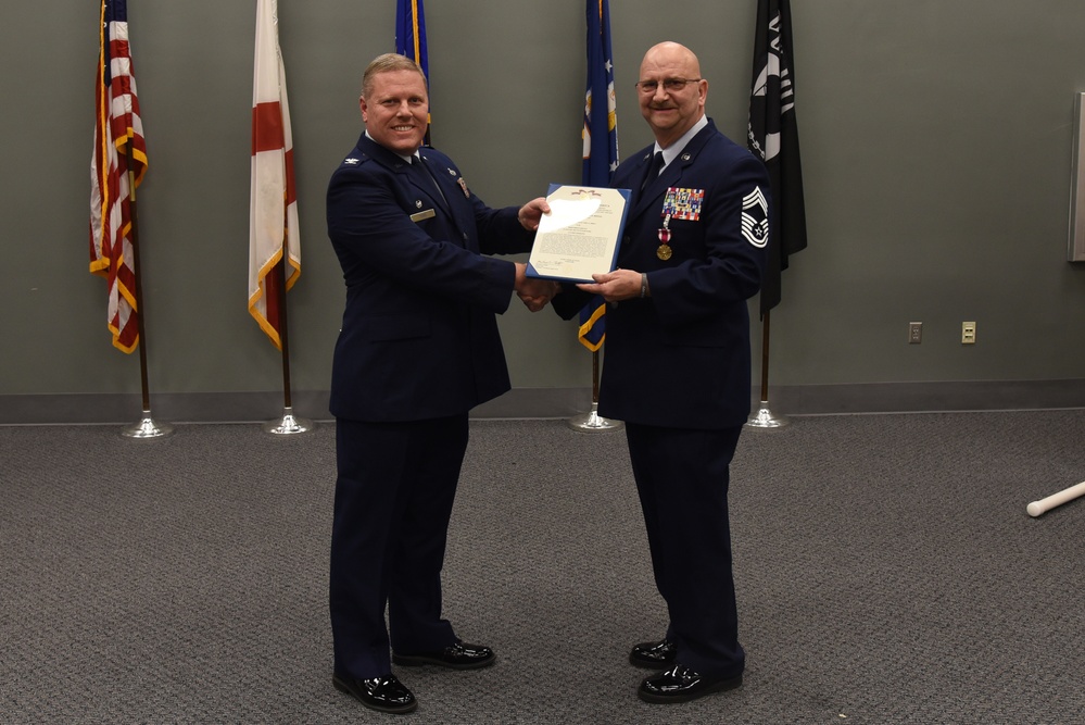 Chief Master Sgt. John Isbell's Retirement
