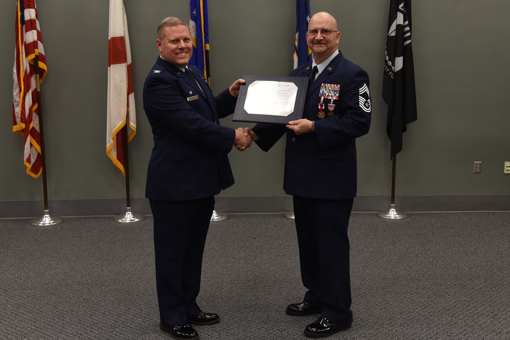 Chief Master Sgt. John Isbell's Retirement