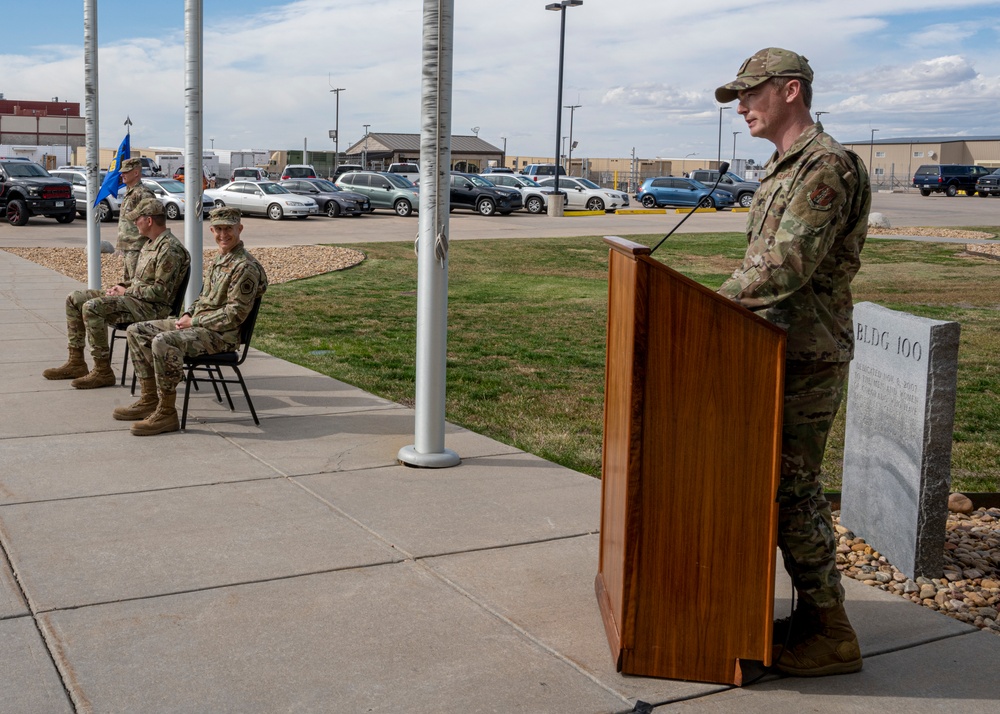 233rd Communication Squadron Change of Command