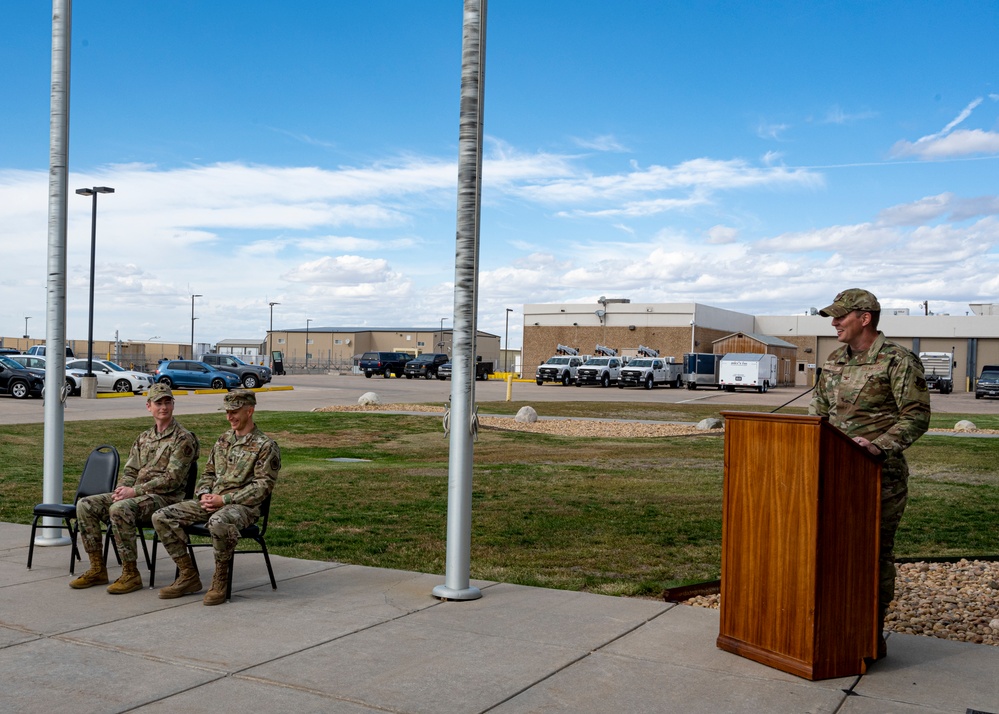 233rd Communication Squadron Change of Command