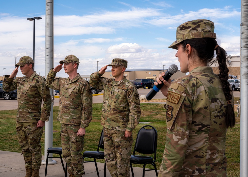 233rd Communication Squadron Change of Command