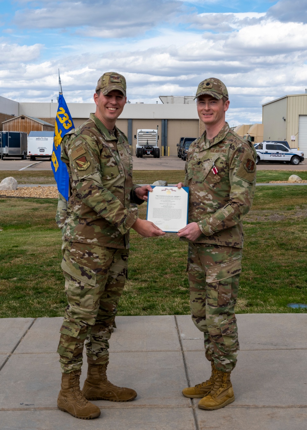 233rd Communication Squadron Change of Command