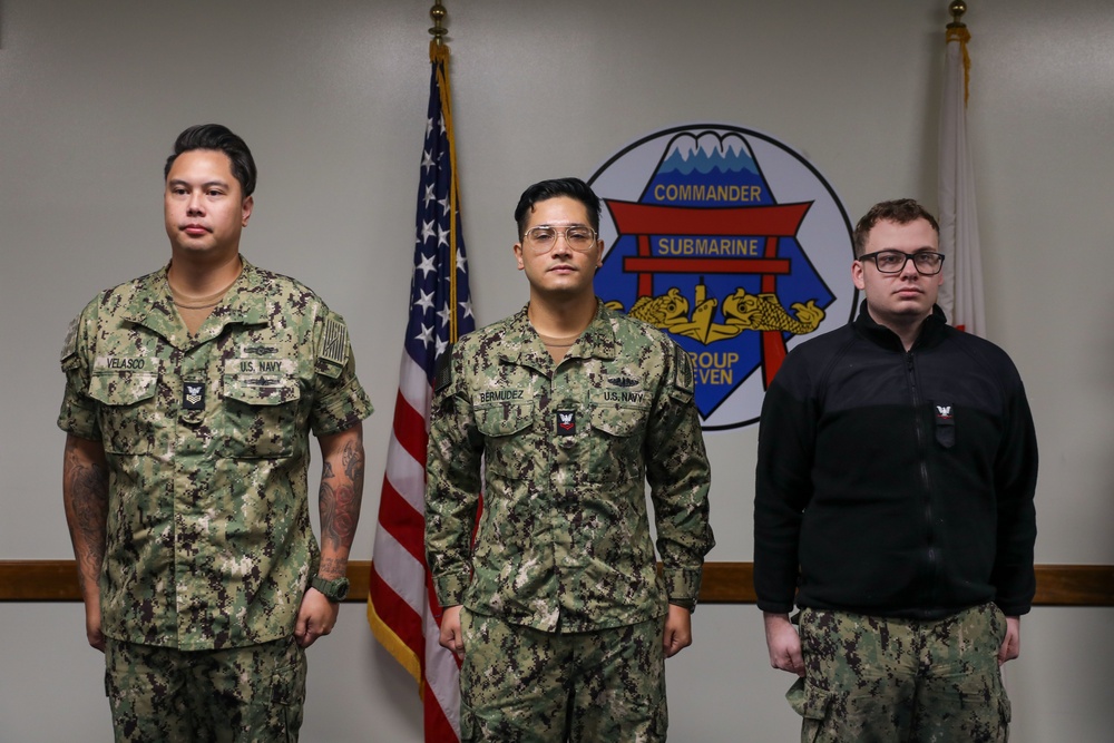 CSG-7 Chief of Staff awards SOQ, JSOQ &amp; BJOQ