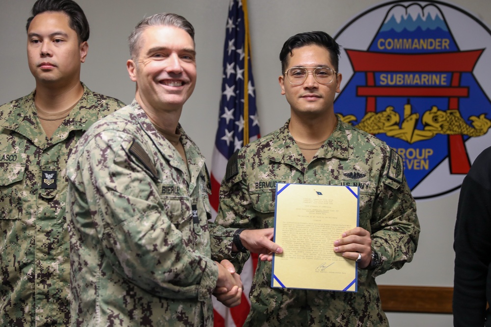 CSG-7 Chief of Staff awards SOQ, JSOQ &amp; BJOQ